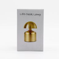 Touch-Lampe – Flacher Pilz Bronze – USB (C) – Wiederaufladbar (400 Watt)