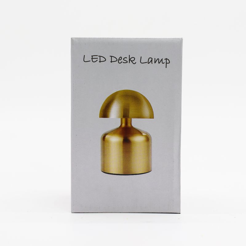 Touch-Lampe – Flacher Pilz Bronze – USB (C) – Wiederaufladbar (400 Watt)
