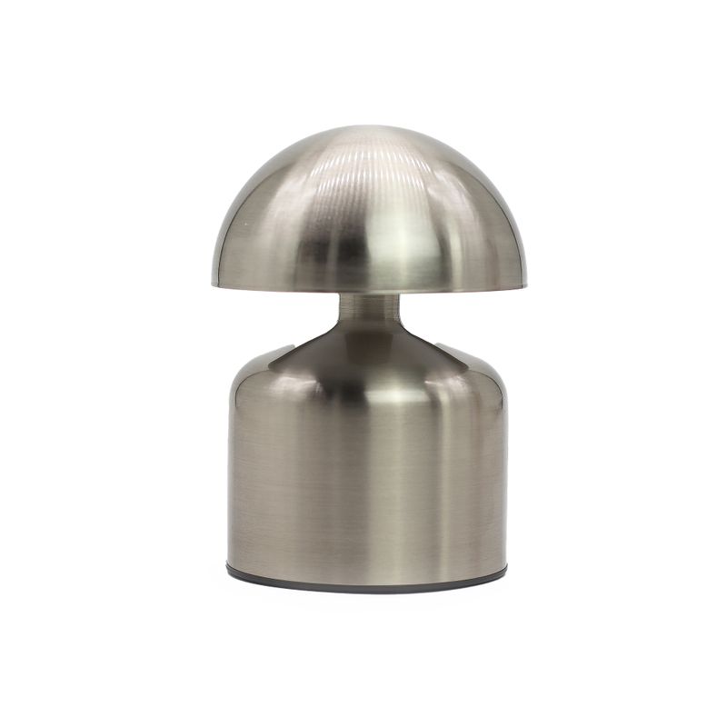 Touch-Lampe – Kuppelpilz Silber – USB (C) – Wiederaufladbar (400 Watt)