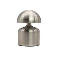 Touch-Lampe – Kuppelpilz Silber – USB (C) – Wiederaufladbar (400 Watt)
