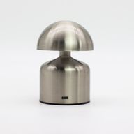 Touch-Lampe – Kuppelpilz Silber – USB (C) – Wiederaufladbar (400 Watt)