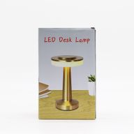 Touch-Lampe – Hoher Stiel, Kupfer – USB (C) – Wiederaufladbar (400 Watt)