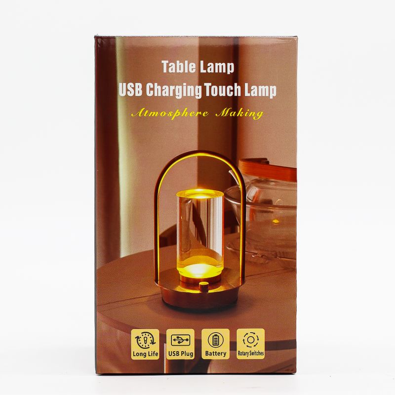 Touch-Lampe – Kristalllaterne – USB (C) – wiederaufladbar (2000 Watt)