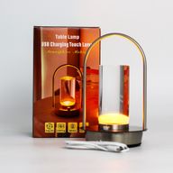 Touch-Lampe – Kristalllaterne – USB (C) – wiederaufladbar (2000 Watt)