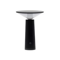 Touch-Lampe – Schwarzer Pilz – einstellbar – Musterlicht USB (C) – Wiederaufladbar (2000 Watt)