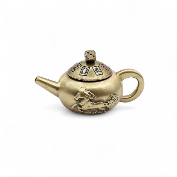 Feng Shui Fortune - Glücksteekanne mit Würfeldrehung