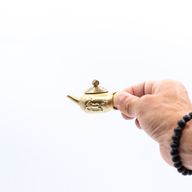 Feng Shui Fortune - Glücksteekanne mit Würfeldrehung