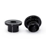 Diffusoranschluss 28 mm – schwarzer Kunststoff, T-Form (passend für 21–33)