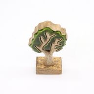 Lost in the Forest – Einzelner Baum, 3D-Holzdekoration – 20 x 10 cm
