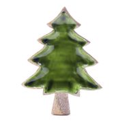 Lost in the Forest - Emaillierte Baum-Holzschale - 25x19cm