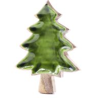 Lost in the Forest - Emaillierte Baum-Holzschale - 25x19cm