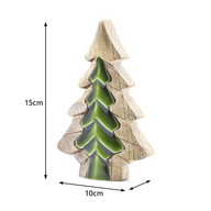 Lost in the Forrest – Kleine Holzdekoration „Baum im Baum“ – 15 x 10 cm