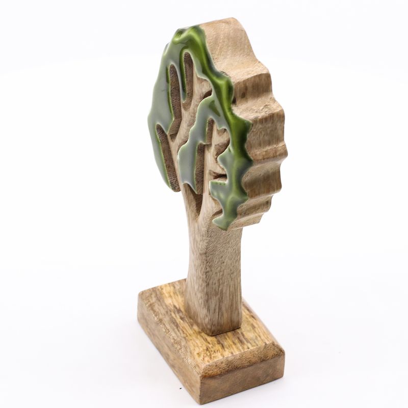 Lost in the Forest – Einzelner Baum, 3D-Holzdekoration – 20 x 10 cm