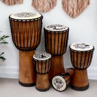 Handgefertigte Djembe-Trommel mit breiter Decke – 40 cm