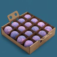 Badebombe "Jumbo" 180g - Veilchen