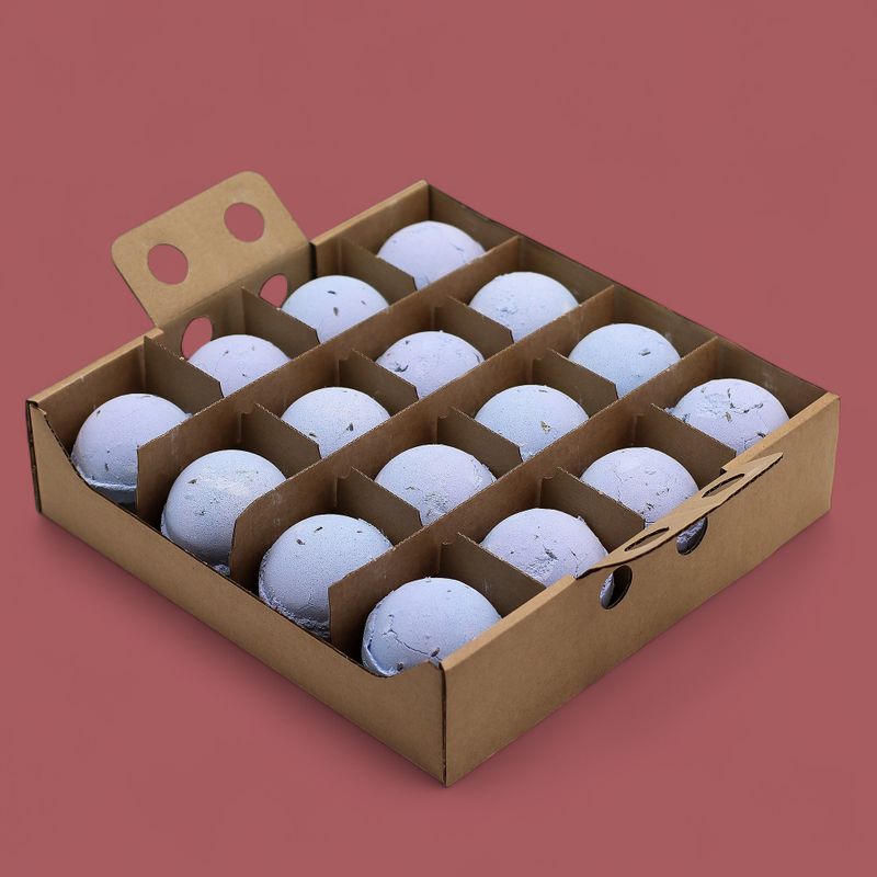 Badebombe "Jumbo" 180g - Lavendel & Lavendelsamen