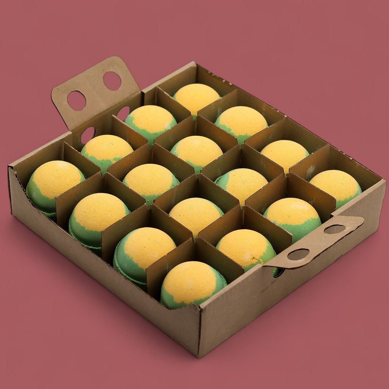 Badebombe "Jumbo" 180g - Apfelkuchen mit Vanillesoße