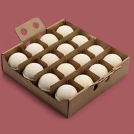 Badebombe "Jumbo" 180g - Traum von Vanille