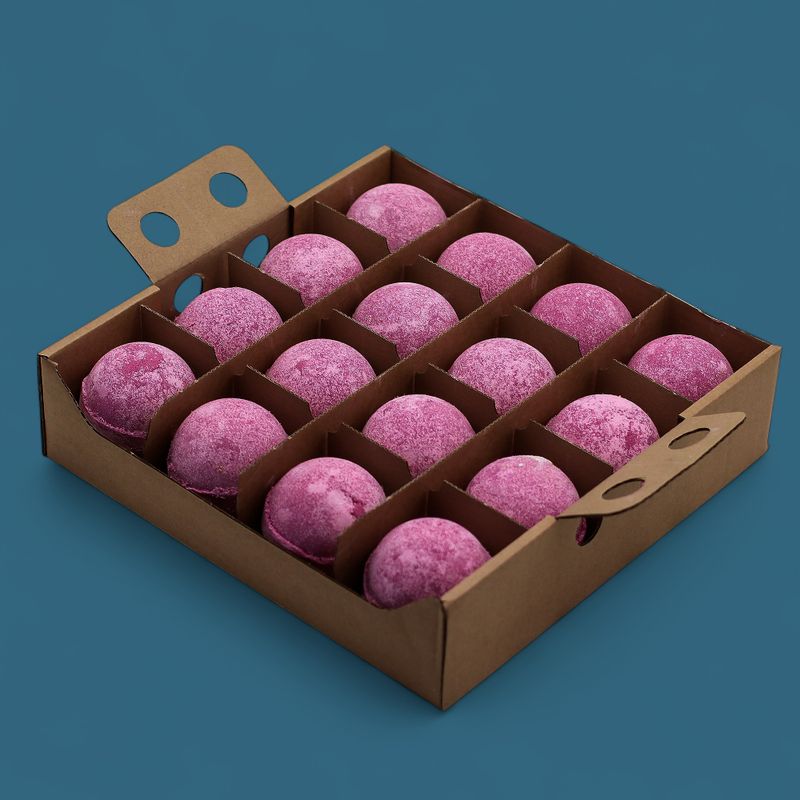 Badebombe "Jumbo" 180g - Kirsche