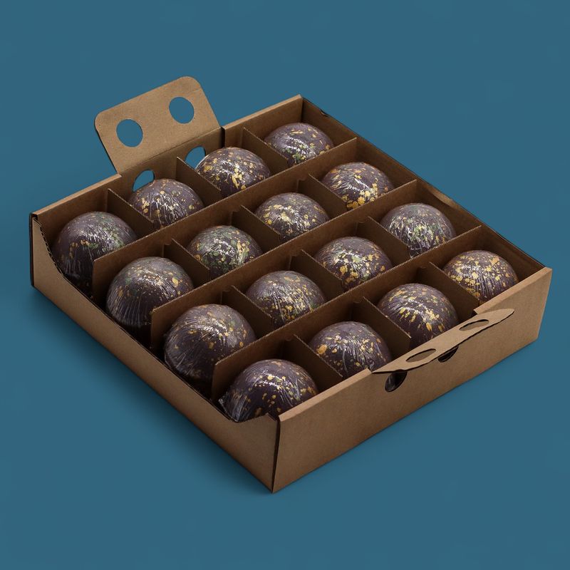 Dubai Badebombe – Smaragd-Trüffel – Cupcake