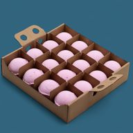 Badebombe "Jumbo" 180g - Kaugummi