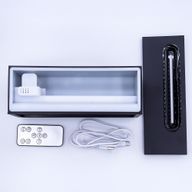 Aromadiffusor mit Flammeneffekt und Vogelgeräuschen – Schwarz, USB – Farbwechsel