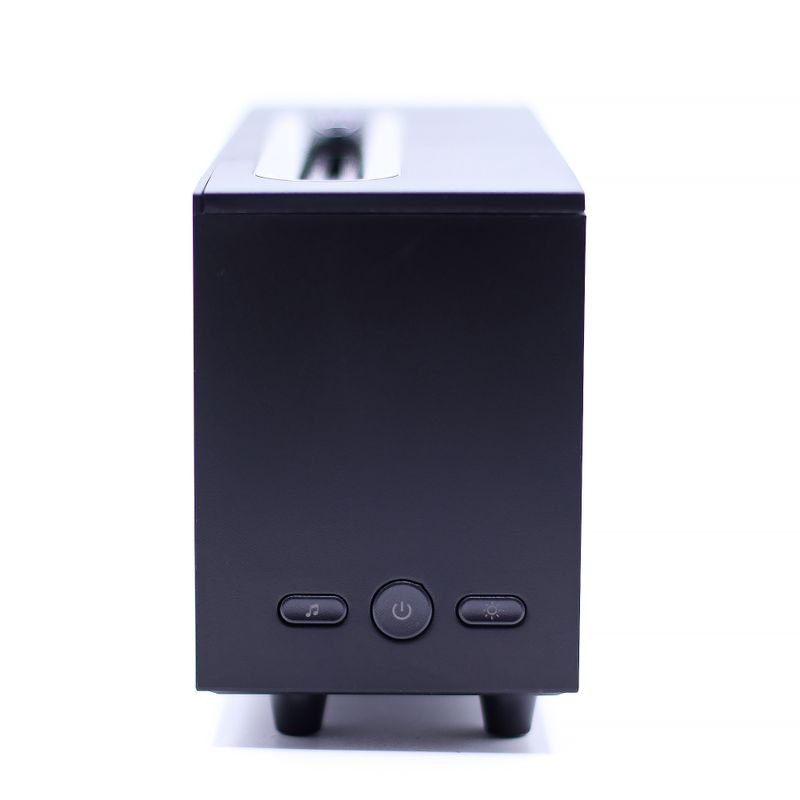 Aromadiffusor mit Flammeneffekt und Vogelgeräuschen – Schwarz, USB – Farbwechsel