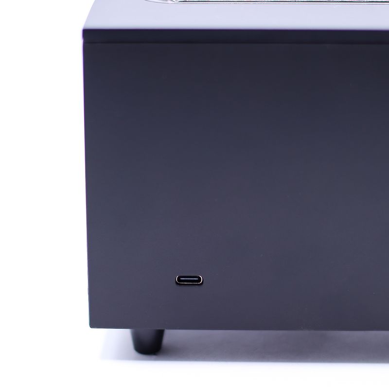 Aromadiffusor mit Flammeneffekt und Vogelgeräuschen – Schwarz, USB – Farbwechsel