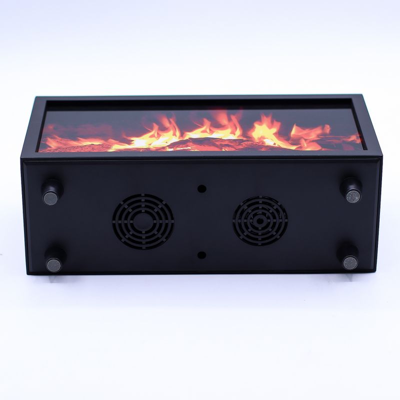 Aromadiffusor mit Flammeneffekt und Vogelgeräuschen – Schwarz, USB – Farbwechsel