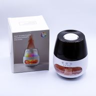 Aromadiffusor mit Salzstein-Flammeneffekt – Weiß, USB – Farbwechsel und Timer
