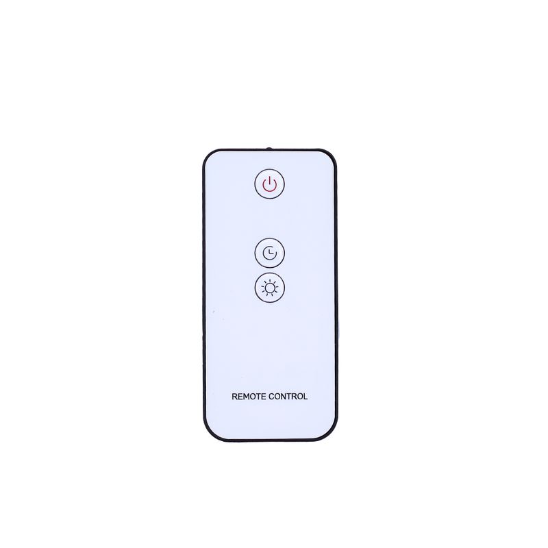 Aromadiffusor mit Salzstein-Flammeneffekt – Weiß, USB – Farbwechsel und Timer