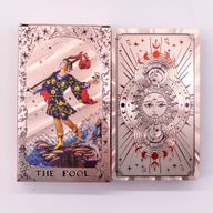 Tarotkartenset mit Roségoldfolie – Mondphase – mit Broschüre