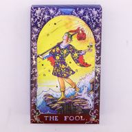 Blaues Folien-Tarotkartenset – Mandala – mit Broschüre