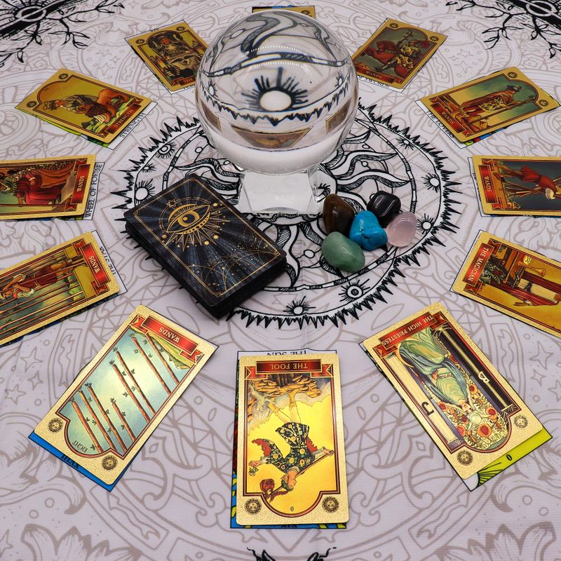 Tarot-Lesetuch - Baum des Lebens (75x75cm)