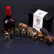 Bottom Up Schnapsgläser (50 ml) – Fabelwesen – Antikbronze