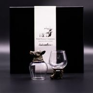 Bottom Up-Gläser (100 ml) – Wilde Waldtiere – Antikbronze