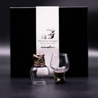 Bottom Up-Gläser (100 ml) – Wilde Waldtiere – Antikbronze