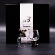Bottom Up-Gläser (100 ml) – Wilde Waldtiere – Antikbronze