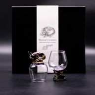 Bottom Up-Gläser (100 ml) – Fabelwesen – Antikbronze