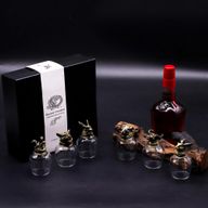 Bottom Up-Gläser (100 ml) – Fabelwesen – Antikbronze