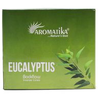 Packung mit 10 Masala Backflow-Räucherstäbchen – Eukalyptus
