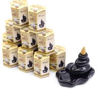 Packung mit 10 Masala Backflow-Räucherstäbchen – Sandelholz und Vanille