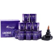 Packung mit 10 Masala Backflow-Räucherstäbchen – Lavendel