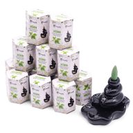Packung mit 10 Masala Backflow-Räucherstäbchen – Jasmin
