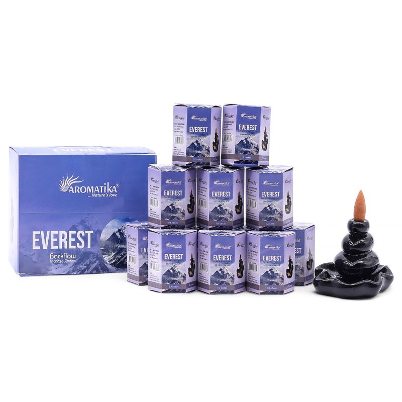 Packung mit 10 Masala Backflow-Räucherstäbchen – Everest