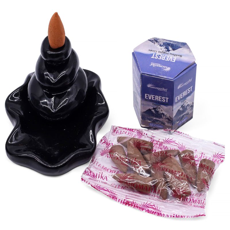 Packung mit 10 Masala Backflow-Räucherstäbchen – Everest