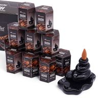 Packung mit 10 Masala Backflow-Räucherstäbchen – Oudh