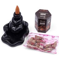 Packung mit 10 Masala Backflow-Räucherstäbchen – Oudh