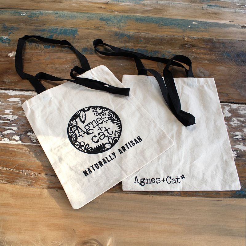 Agnes and Cat Baumwolltasche 6oz - 35x30 cm - Agnes+Cat