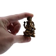 Miniatur-Götterfiguren aus Messing – Ganesha (52 g) – 49 mm